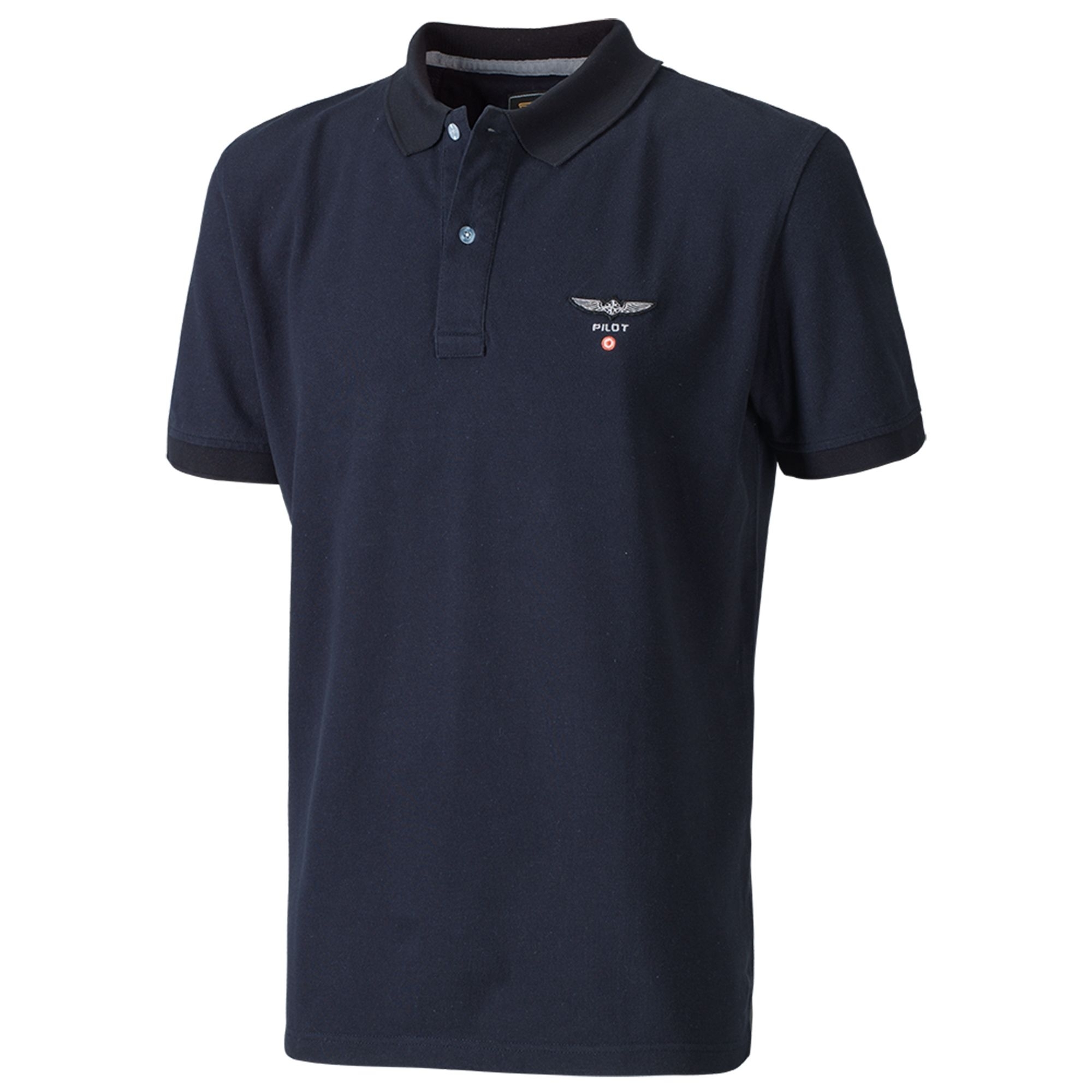 Pilot Poloshirt, blau