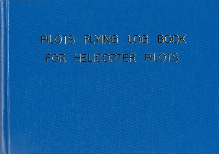 Flugbuch für Helikopter (blau)