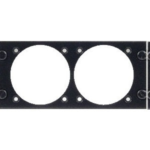 Becker Mount E025 DZUS for 2 Becker radios 57 mm