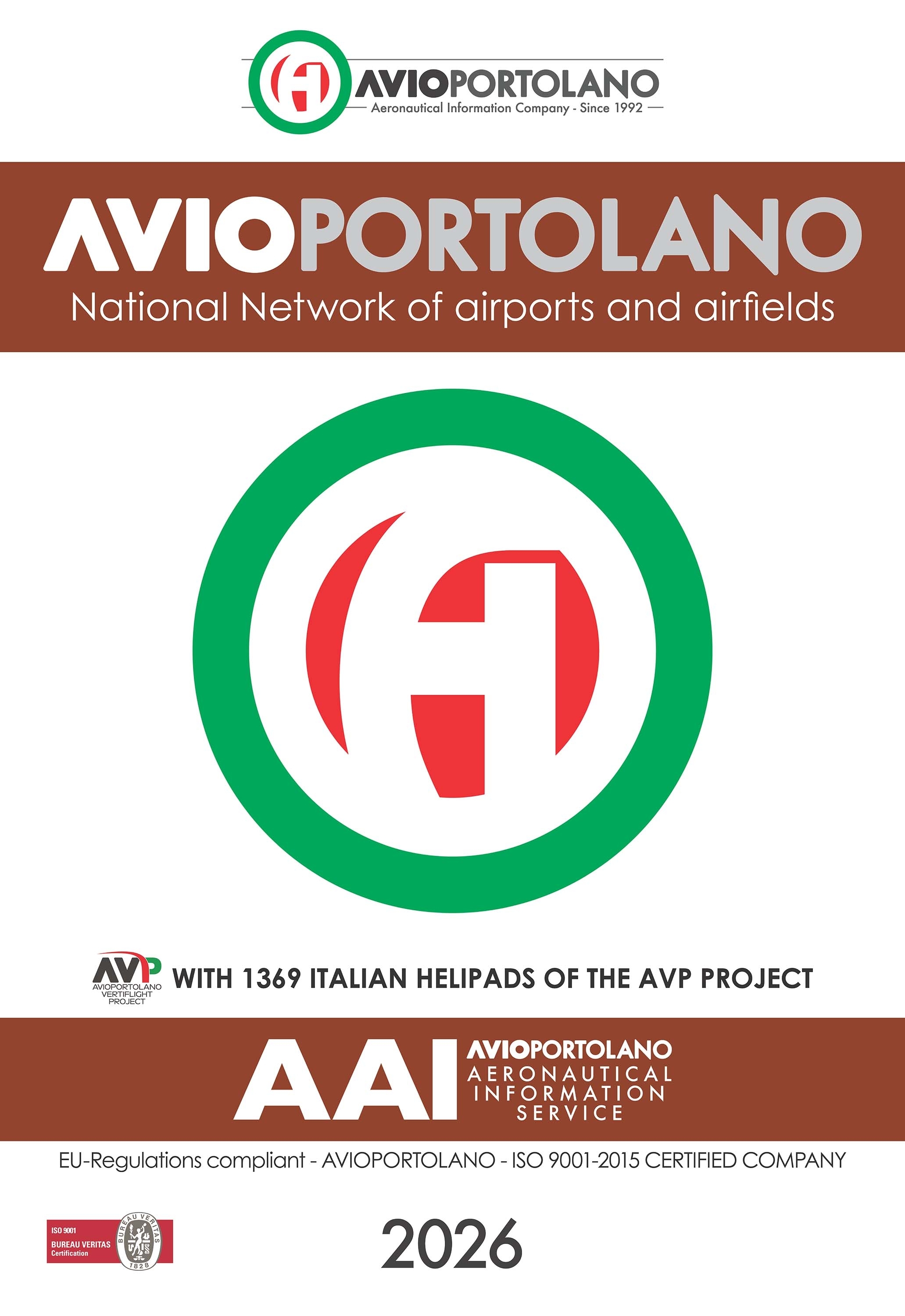 Avioportolano Italy 2026 (Englische Ausgabe)