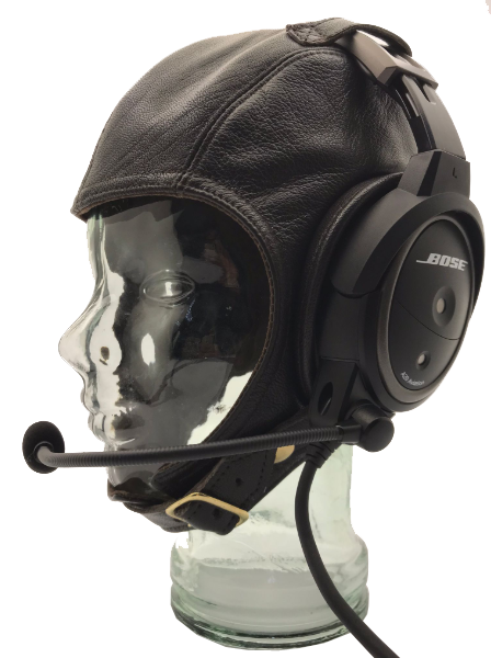 Lederkopfhaube für Bose A20, A30 & Lightspeed Zulu