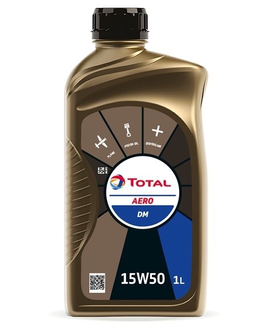 Total Aero DM 15W-50, 1 Liter