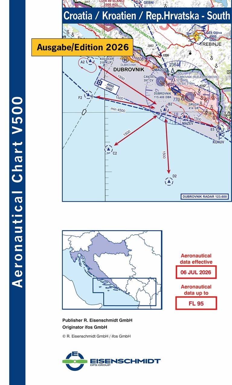 V500-Chart Croatia, South