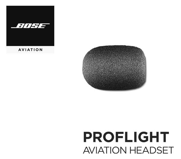 Bose ProFlight Windscreen