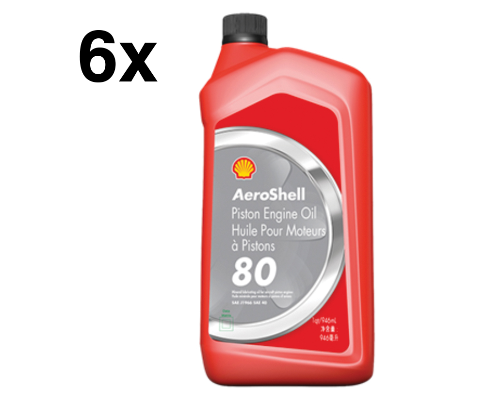 AeroShell Öl 80, unlegiert, 6 x 1 US-Quart