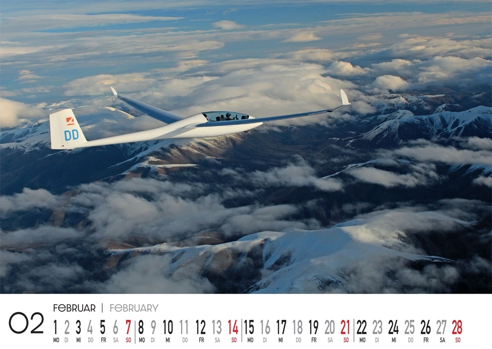 Glider photo-calendar 2027