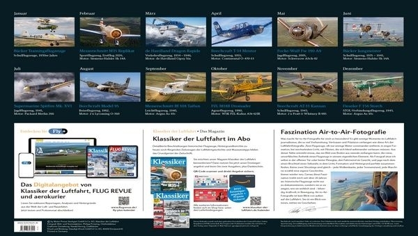 Klassiker der Luftfahrt Kalender 2027